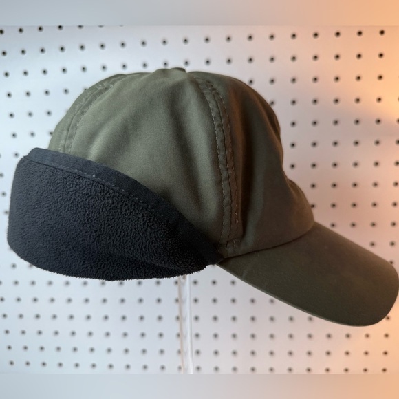Eddie Bauer Hat Men's Green Insulated Goose Down Ear Cover Gorp Hiking Camping - Picture 6 of 15